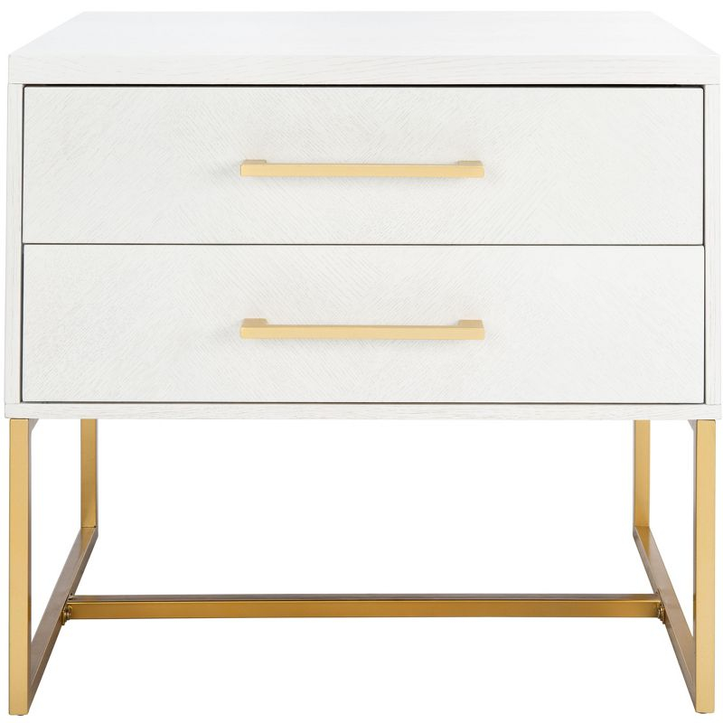 Estelle Nightstand - White - Safavieh.