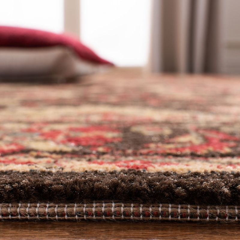 Mahal MAH693 Power Loomed Indoor Area Rug - Brown/Beige - 6'7"x9'2" - Safavieh