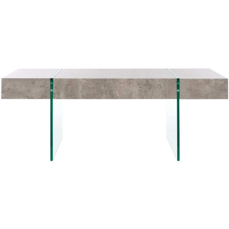 Jacob Coffee Table - Light Concrete - Safavieh