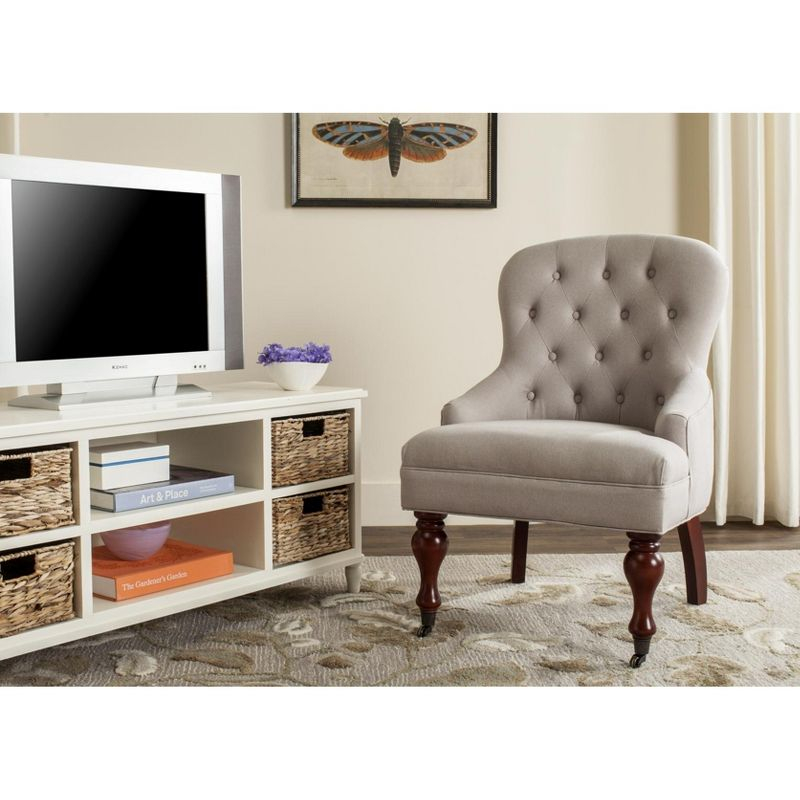 Falcon Arm Chair - MCR4544 - Taupe - Safavieh