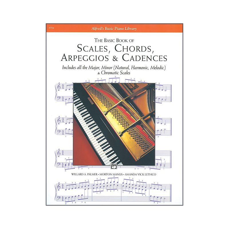 Alfred Scales Chords Arpeggios & Cadences Basic Book Piano
