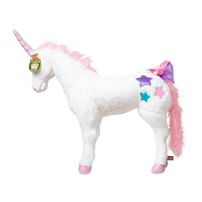 Melissa & Doug Giant Unicorn - Lifelike Plush Stuffed Animal