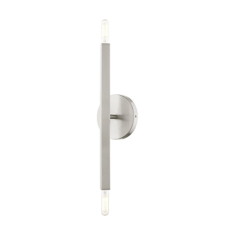 Livex Lighting Moco 2 - Light Wall Light in  Brushed Nickel
