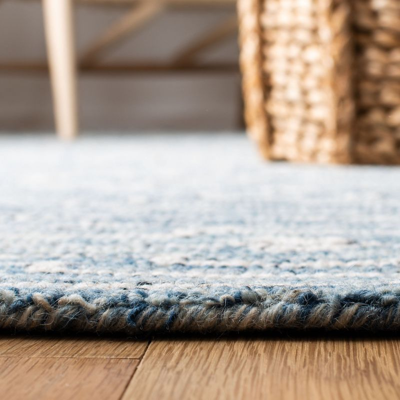 Micro-Loop MLP178 Hand Tufted Area Rug - Light Blue/Ivory - 5'x5' - Safavieh.