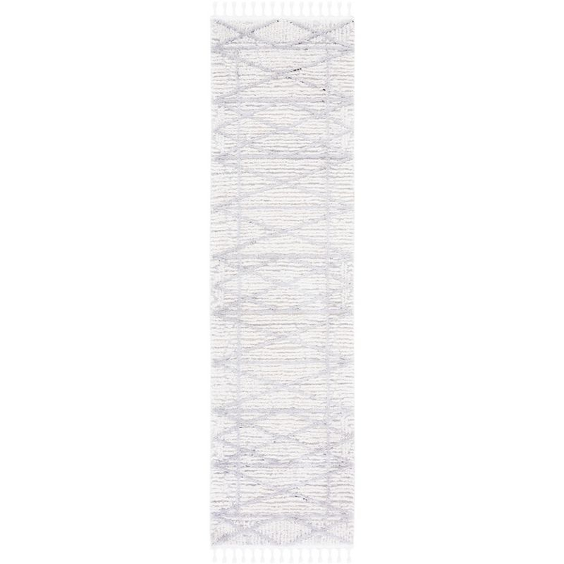 Marrakesh MRK540 Power Loomed Runner Rug - Beige/Grey - 2'2"x8' - Safavieh.
