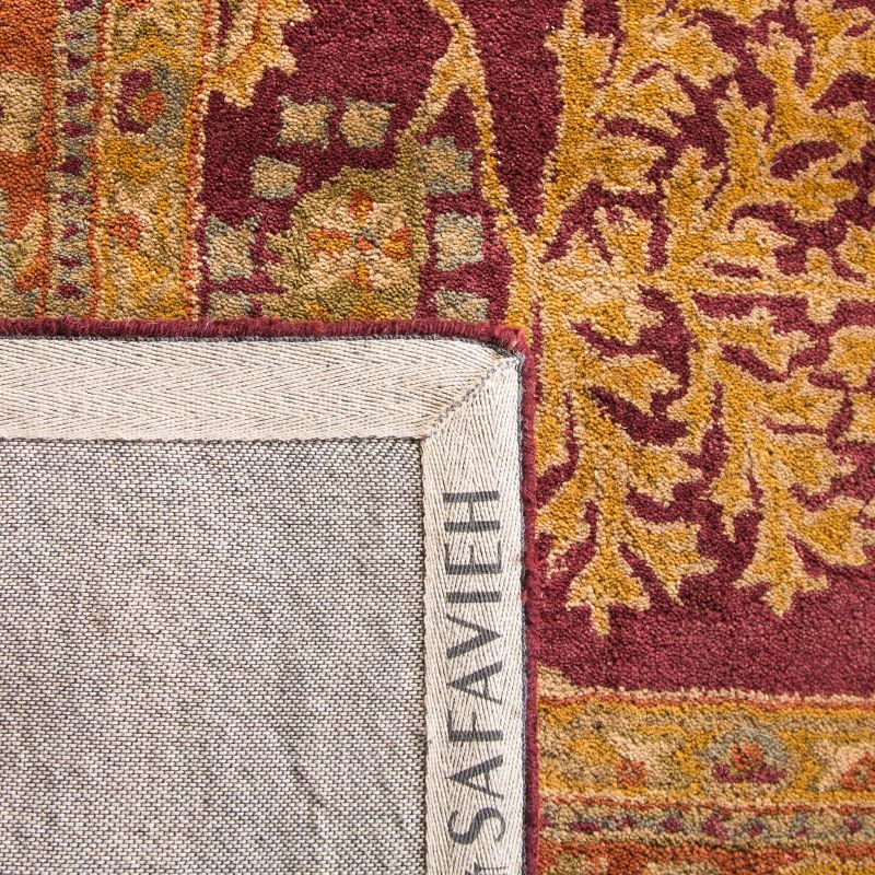 Bergama BRG190 Hand Tufted Indoor Area Rug - Red/Rust - 5'x8' - Safavieh
