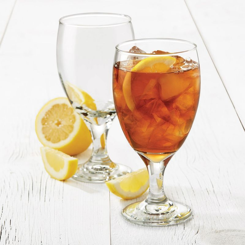 Libbey Classic Goblet Party Glasses, Set of 12