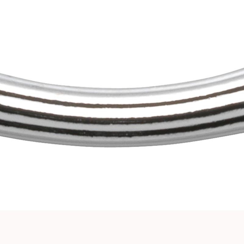 O Ring Style Shower Curtain Hooks 12-Piece Set 4"x 7" Chrome by Carnation Home Fashions