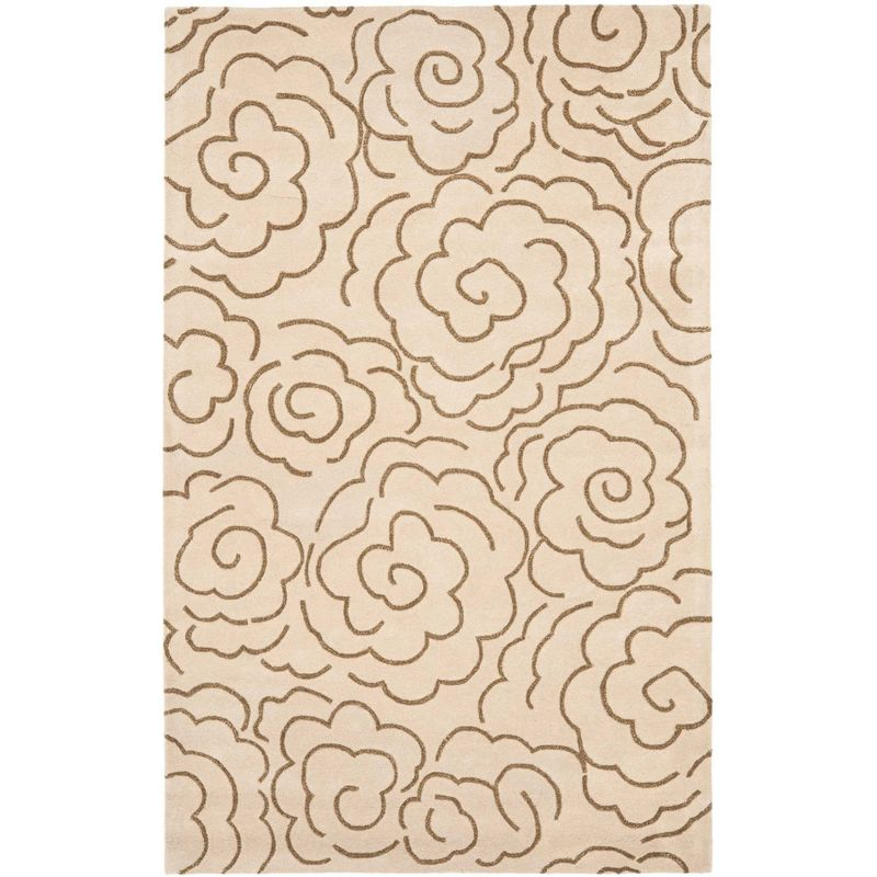 Soho SOH812 Hand Tufted Area Rug - Beige/Multi - 7'6"x9'6" - Safavieh.