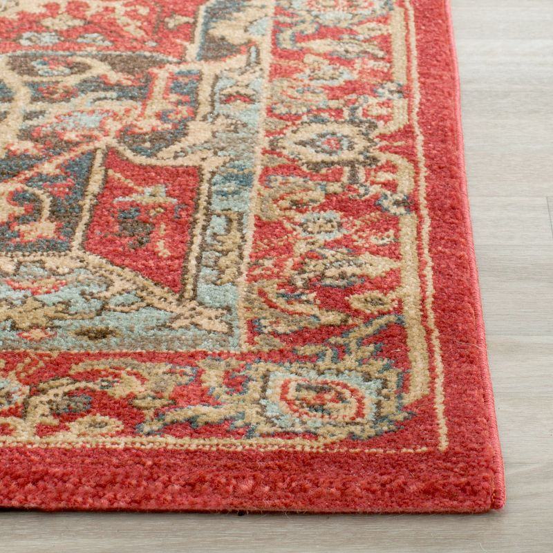 Mahal MAH625 Power Loomed Indoor Accent Rug - Red/Red - 2'2"x4' - Safavieh.