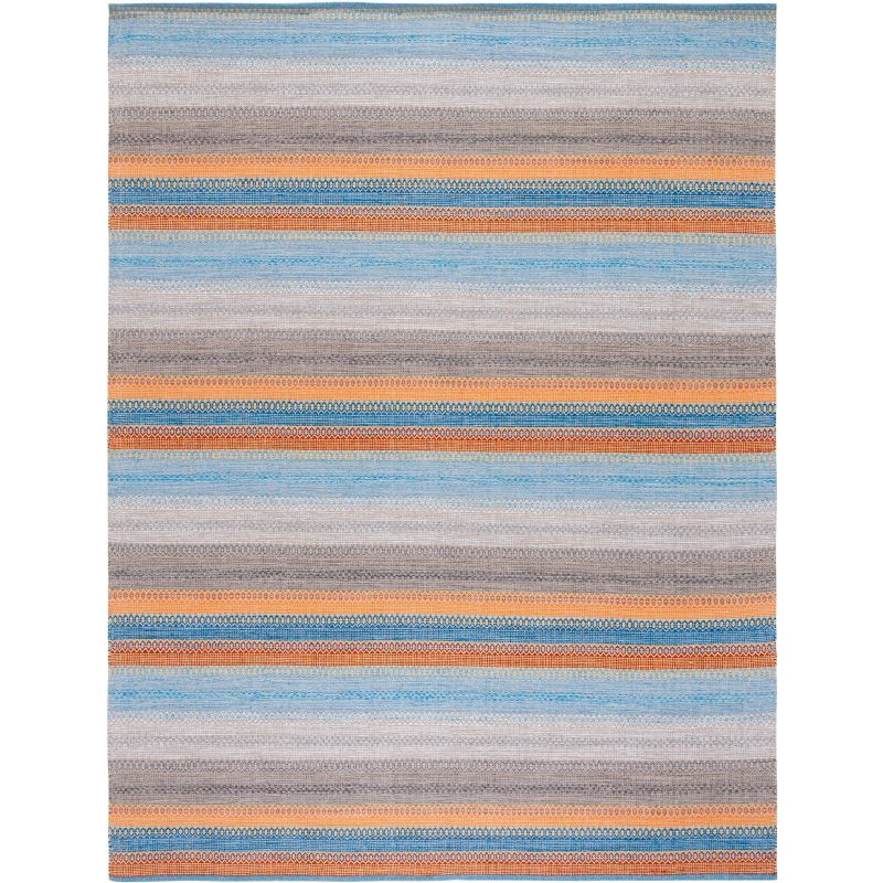 Montauk MTK851 Hand Woven Area Rug - Grey/Orange - 8'x10' - Safavieh.