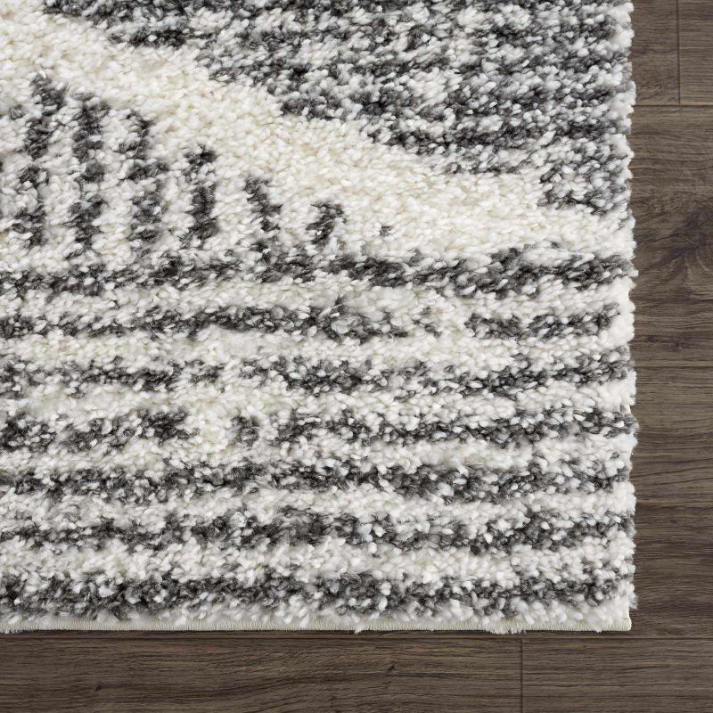 Hauteloom Rectangle Area Rug  Charcoal