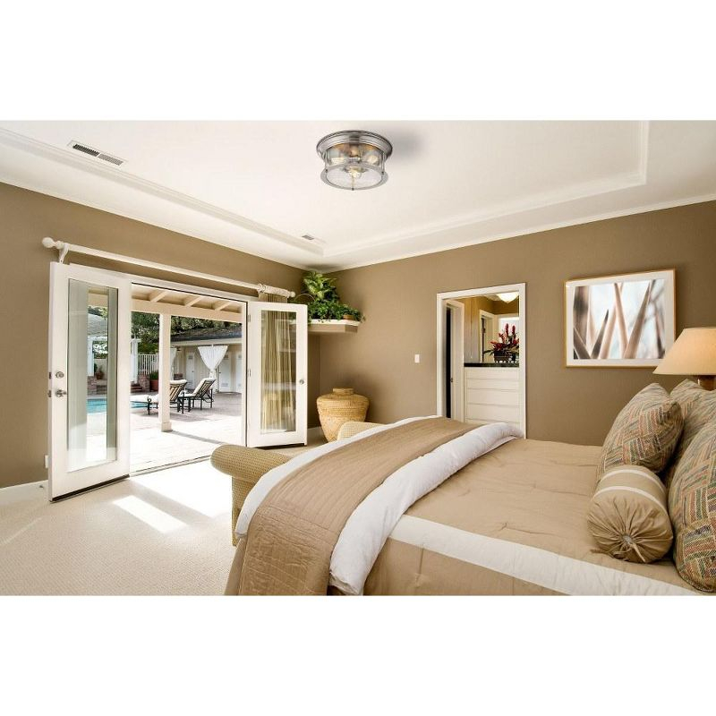 Z-Lite Sonna 3 - Light Flush Mount in  Matte Black