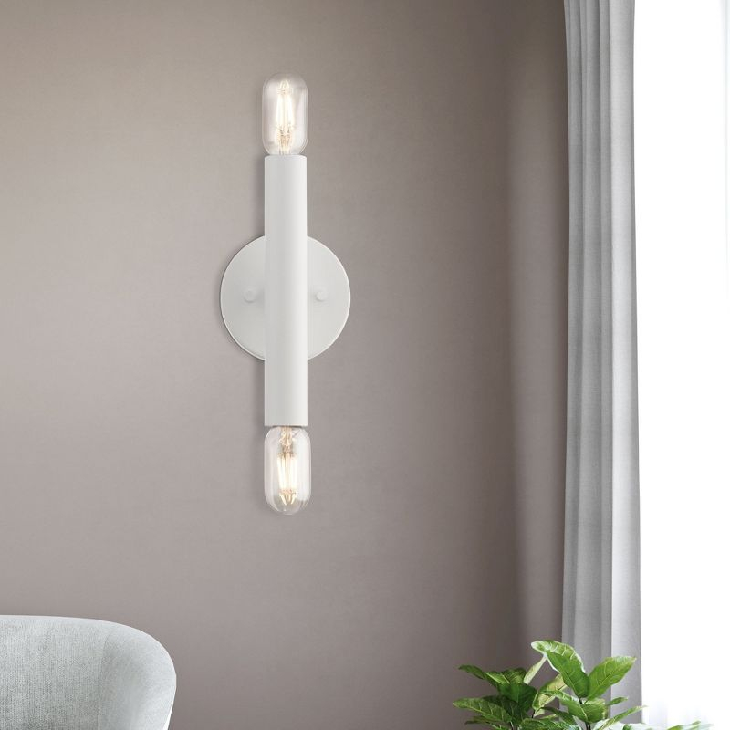 Livex Lighting Copenhagen 2 - Light Wall Light in  White