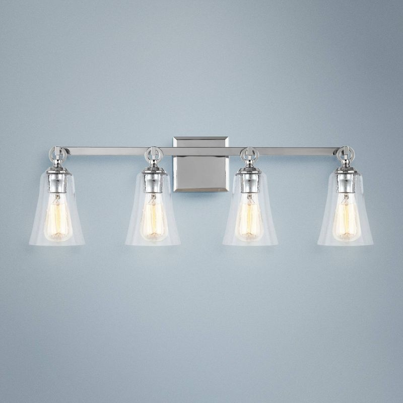 Generation Lighting Monterro 30 1/4" Wide 4-Light Chrome Bath Light
