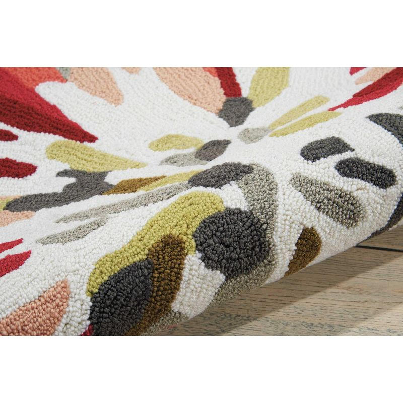 Nourison Fantasy Ivory Area Rug FA16 2'3" x 8'