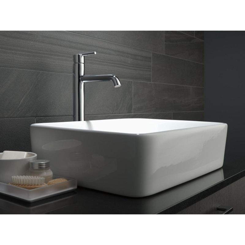 Trinsic Single Hole Vessel Bathroom Faucet, Single Handle Vessel Bathroom Sink Faucet