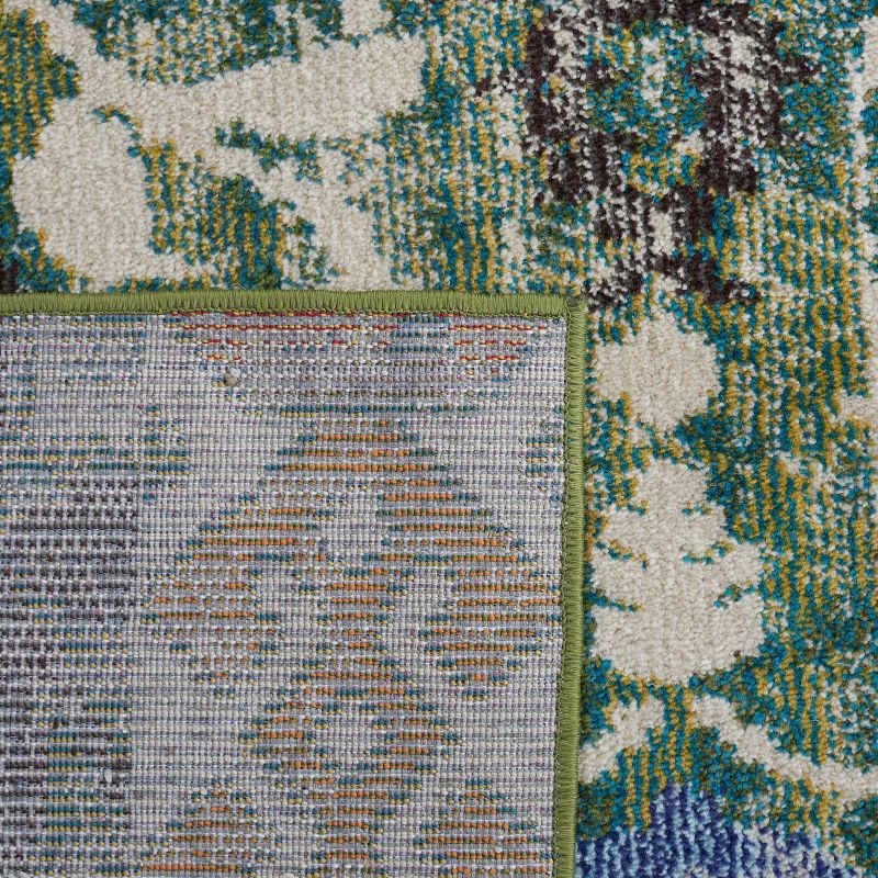 Madison MAD445 Power Loomed Area Rug - Green/Ivory - 8'x10' - Safavieh.