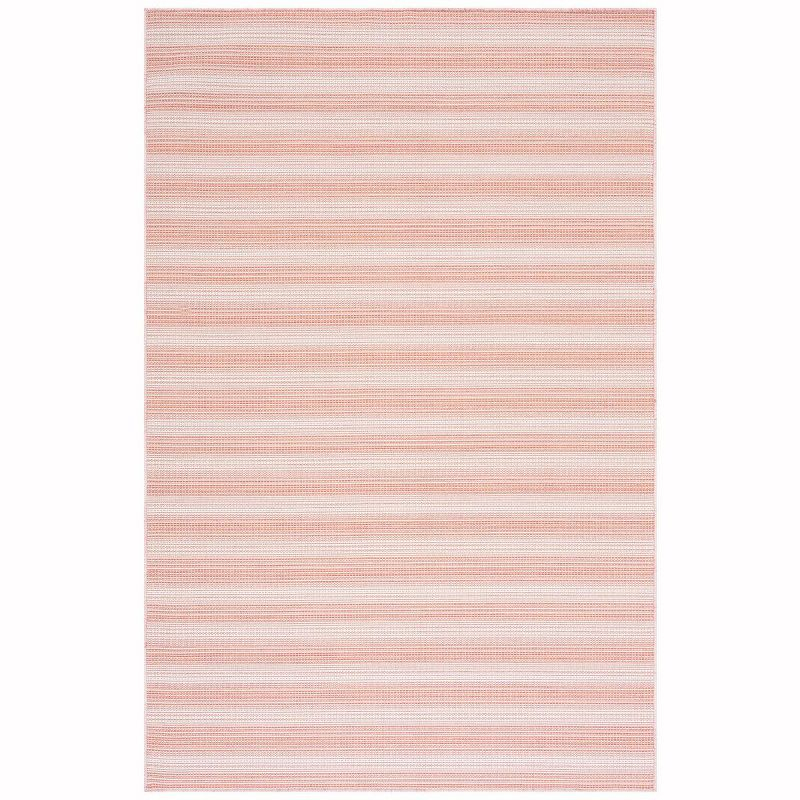 Hampton HTN231 Power Loomed Indoor/Outdoor Area Rug - Terracotta - 4'x6' - Safavieh.