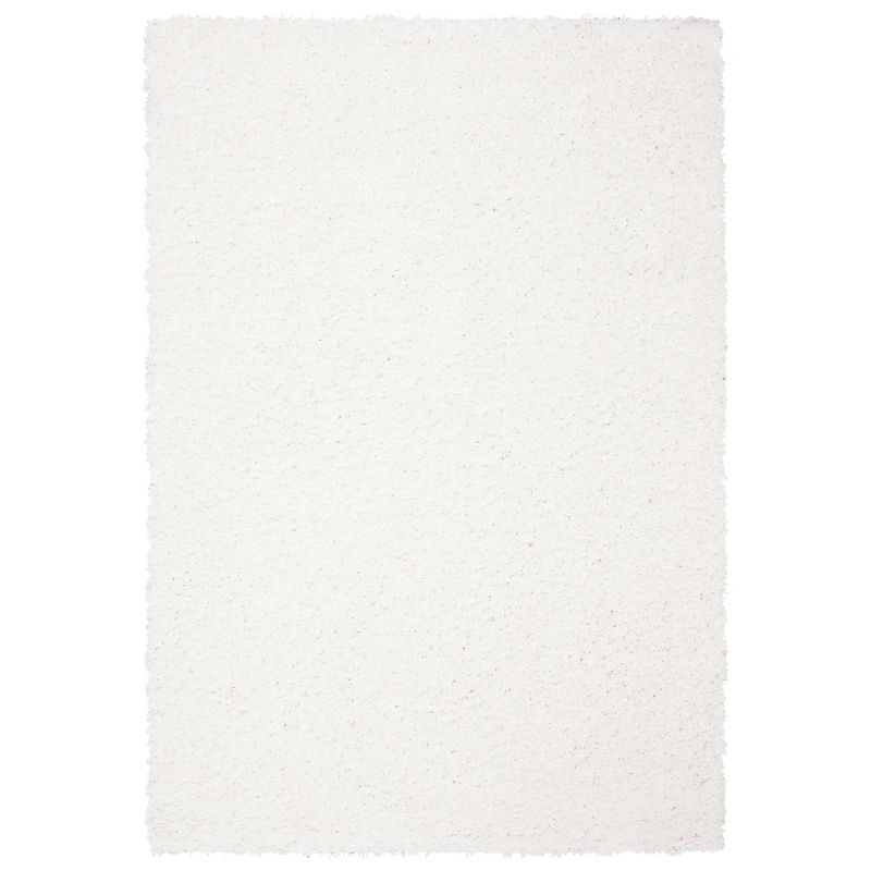 August Shag AUG200 Power Loomed Indoor Accent Rug - White - 3'x5' - Safavieh