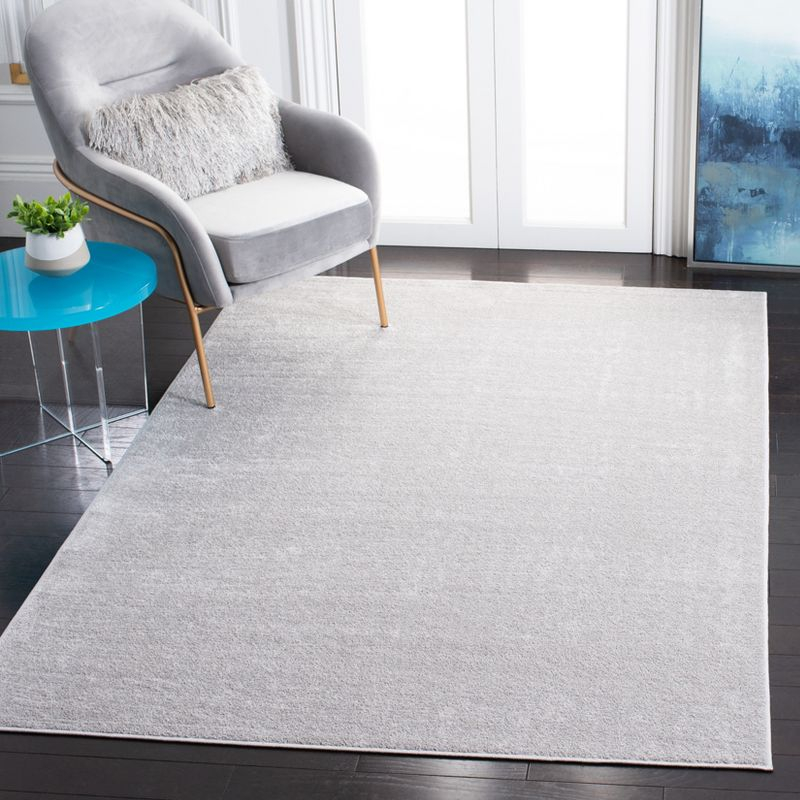 Non-Slip NSD120 Power Loomed Area Rug - Light Grey - 3'3"x5'3" - Safavieh.