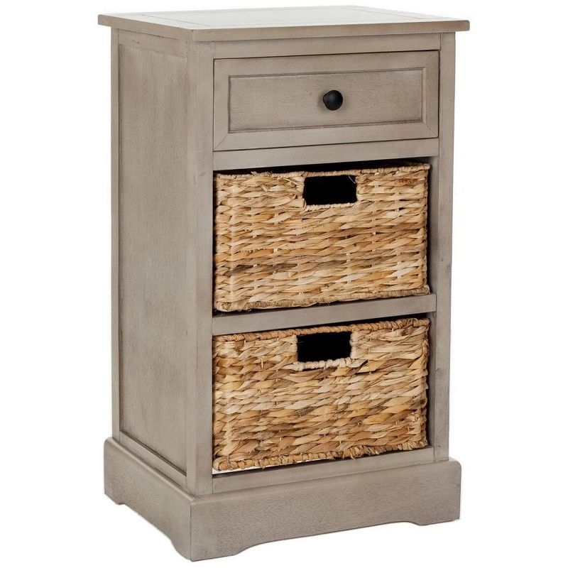 Carrie Side Table - Vintage Grey - Safavieh.