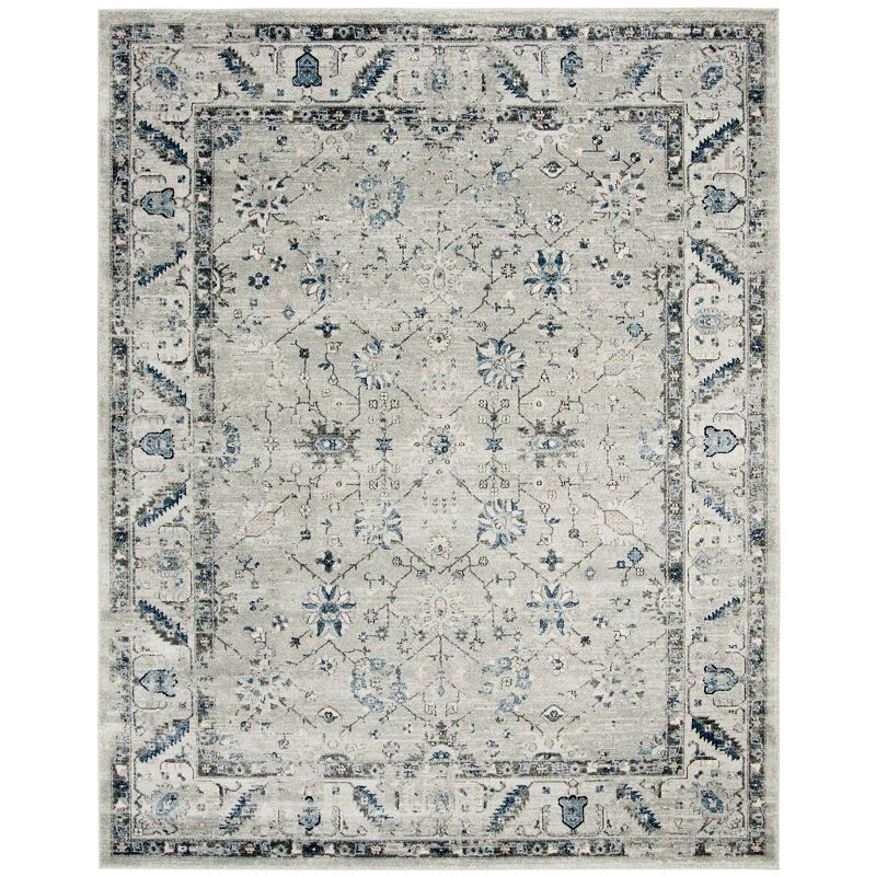 Charleston CHL413 Loomed Indoor Area Rug - Grey/Dark Grey - 8'x10' - Safavieh