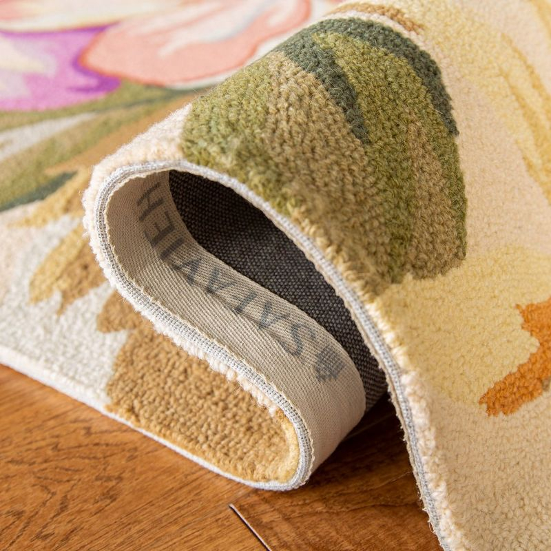 Chelsea HK212 Hand Hooked Area Rug - Ivory - 6'x9' - Safavieh.