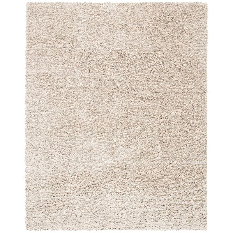 August Shag AUG200 Power Loomed Indoor Area Rug - Beige - 9'x12' - Safavieh