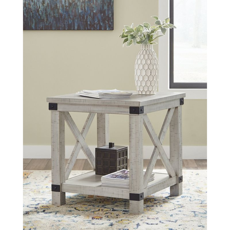 Signature Design by Ashley Casual Carynhurst End Table  Whitewash