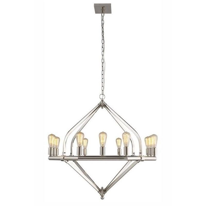 Elegant Lighting Illumina 12 light polished Nickel Pendant