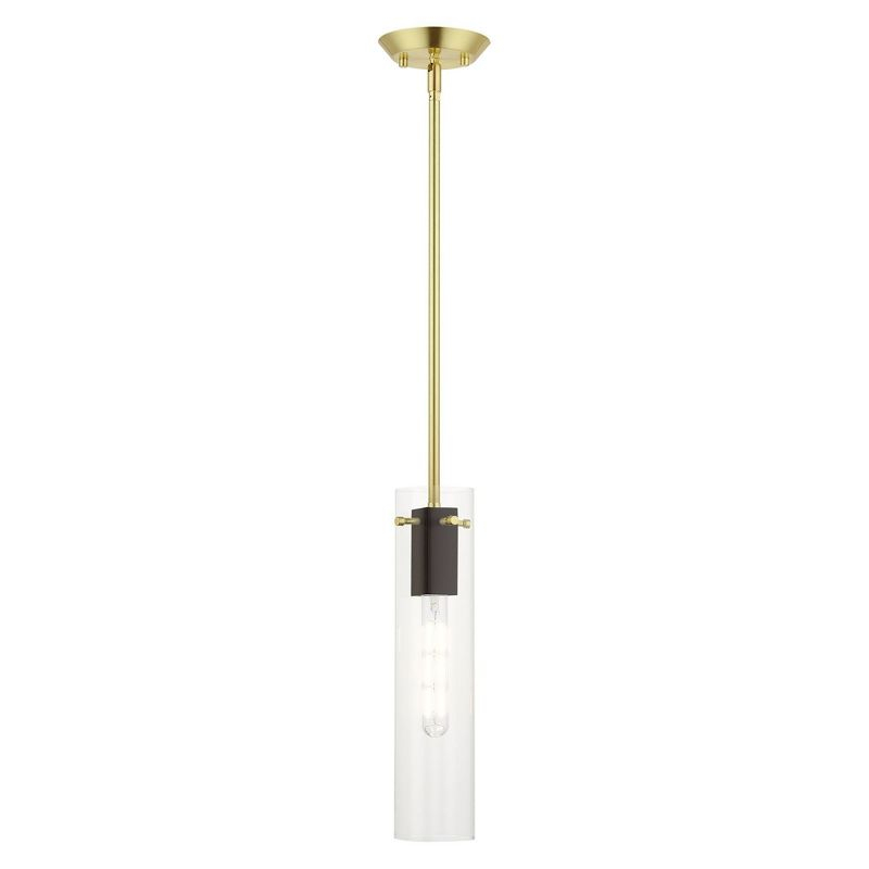 Livex Lighting Beckett 1 - Light Pendant in  Satin Brass
