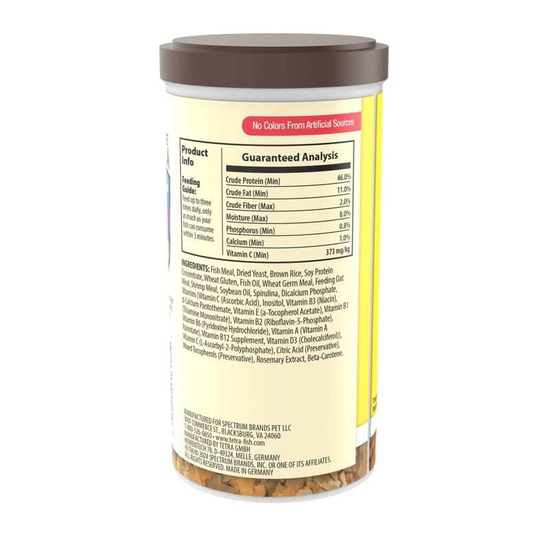 Tetra Tropical Large Flakes Nutritionally Balanced Fish Flavor Dry Fish Food - 5.65oz