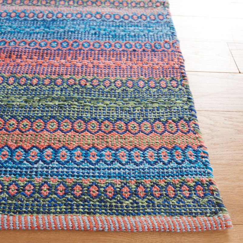 Kilim KLM475 Hand Woven Area Rug - Orange/Green - 8'x10' - Safavieh.
