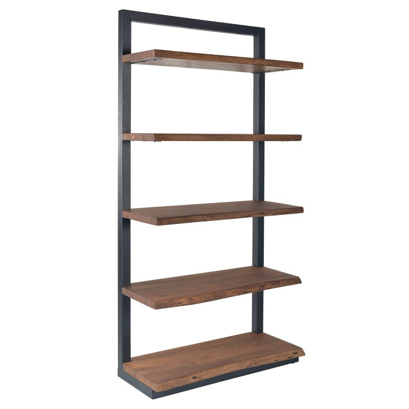 75&#34; Sequoia Bookcase Brown - Treasure Trove Accents