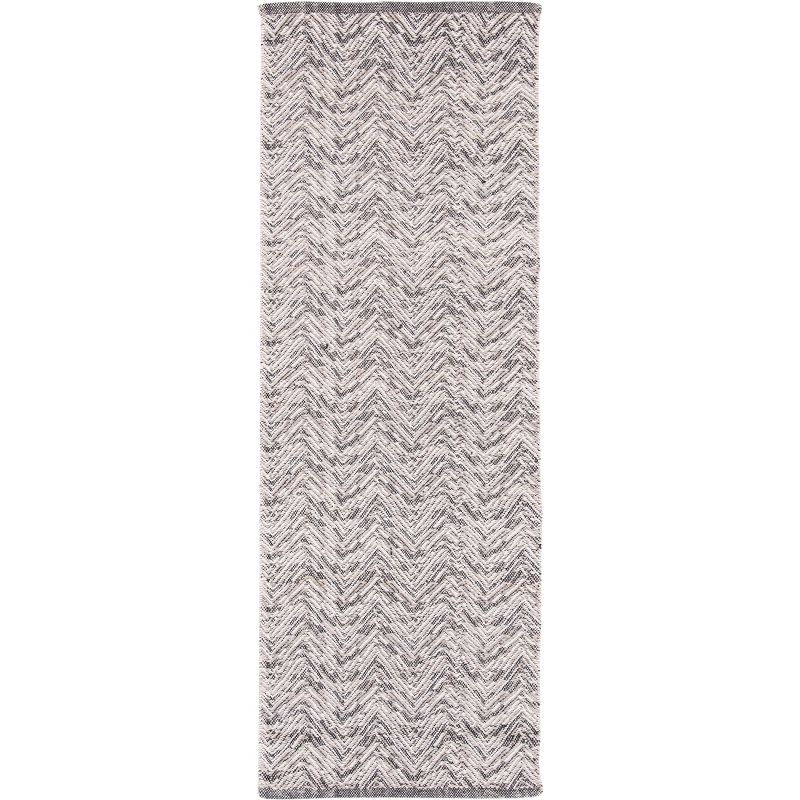 Kilim KLM401 Hand Woven Runner Rug - Grey/Beige - 2'3"x7' - Safavieh