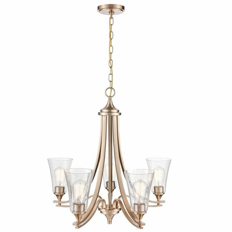 Millennium Lighting Natalie 5 - Light Chandelier in  Modern Gold