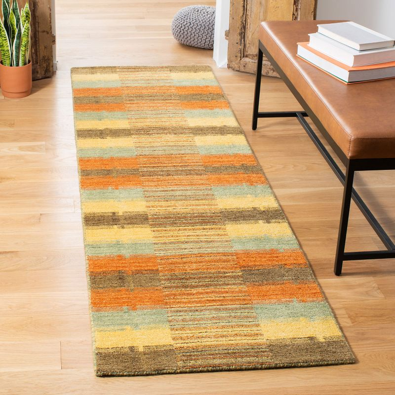 Himalaya HIM473 Handmade Runner Rug - 2'3"x6' - Multi - Safavieh