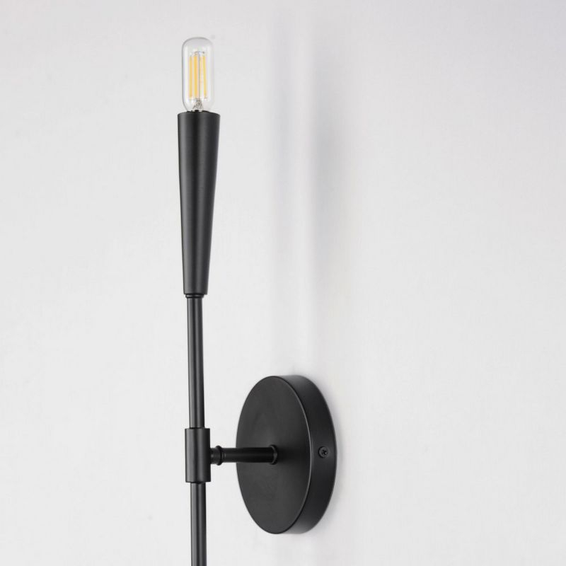 Maxim Lighting Vela 1 - Light Wall Light in  Black