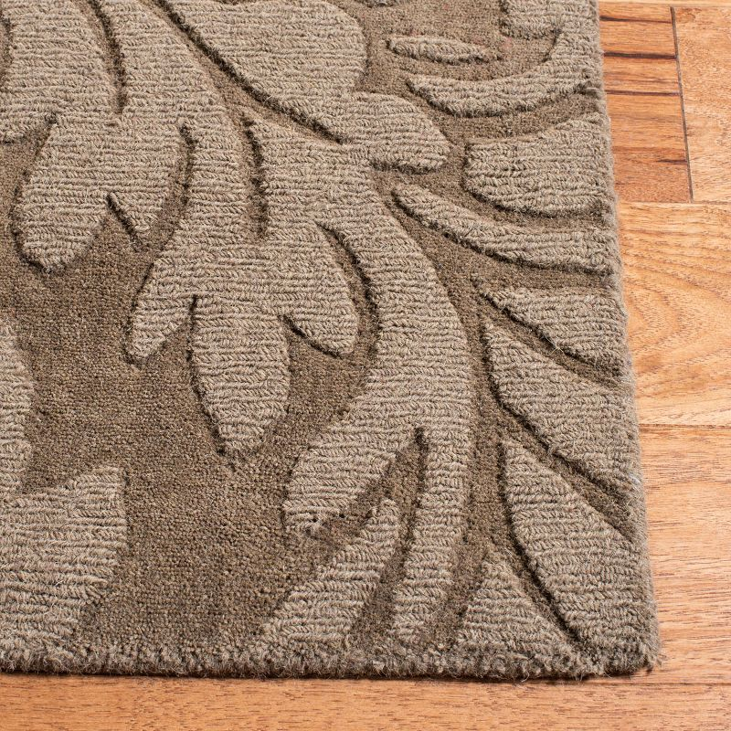 Impressions IM344 Hand Loomed Area Rug - Brown - 7'6"x9'6" - Safavieh.