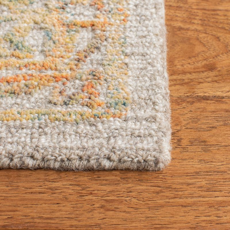 Abstract ABT477 Hand Tufted Area Rug - Beige/Gold - 4' X 6' - Safavieh.