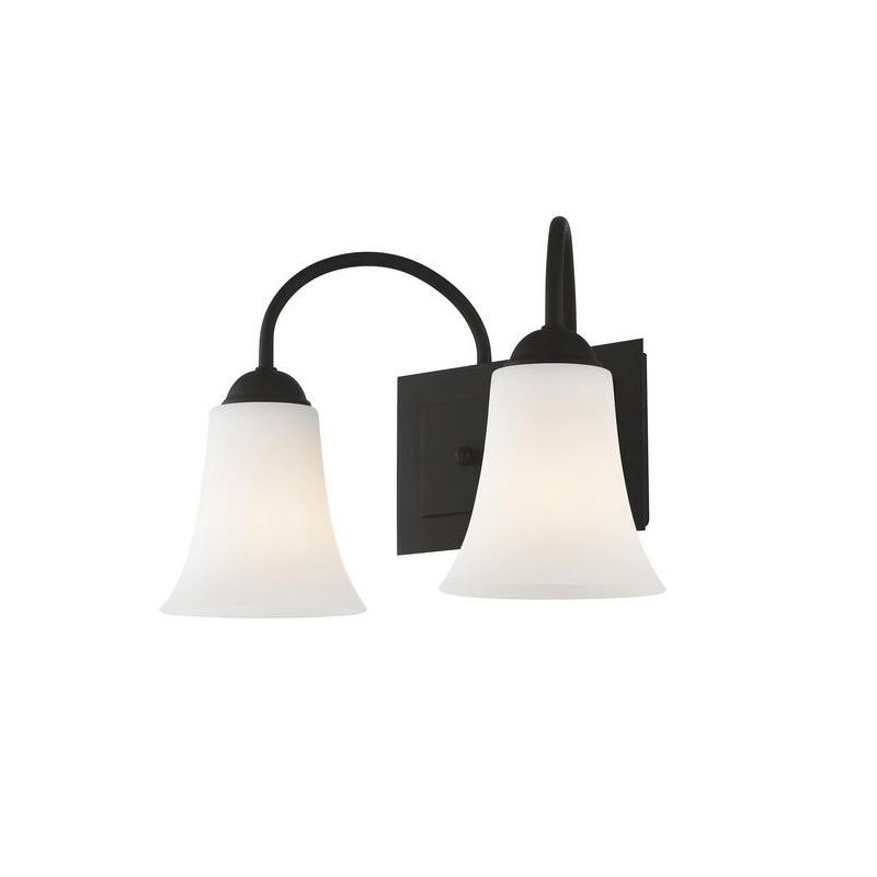 Livex Lighting Ridgedale 2 - Light Vanity in  Black