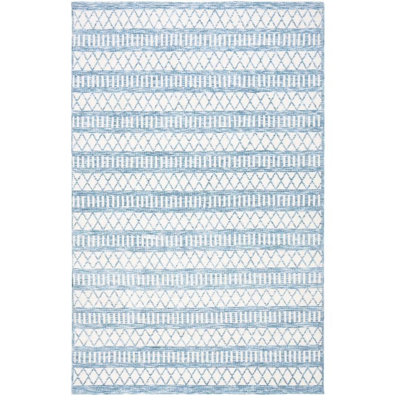 Easy Care ECR114 Power Loomed Machine Washable Area Rug - Ivory/Grey - 3'x5' - Safavieh.