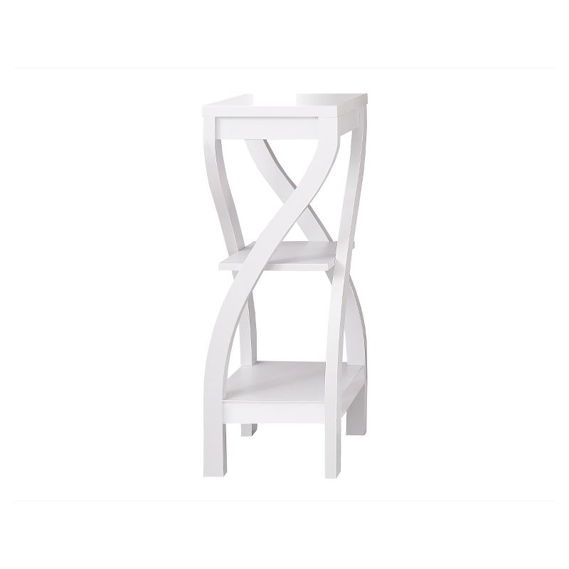 End Table White - EveryRoom: Rectangle Accent Table for Living Room, Adult Assembly, MDF Composite