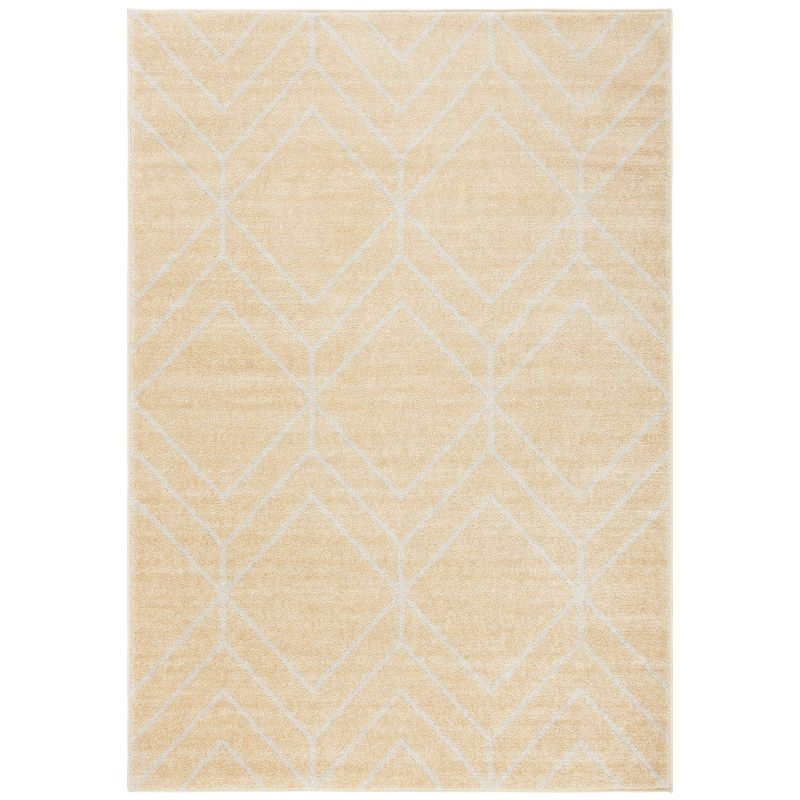 Adirondack ADR241 Machine Made Indoor Area Rug - Gold/Light Grey - 5'-1"x7'-6" - Safavieh