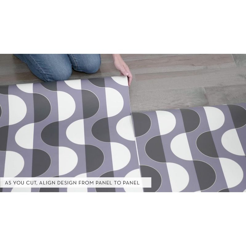 Tempaper & Co. Moire Dots Removable Peel and Stick Wallpaper, Black and White, 28 sq. ft.: Modern Vinyl, Self-Adhesive, Washable