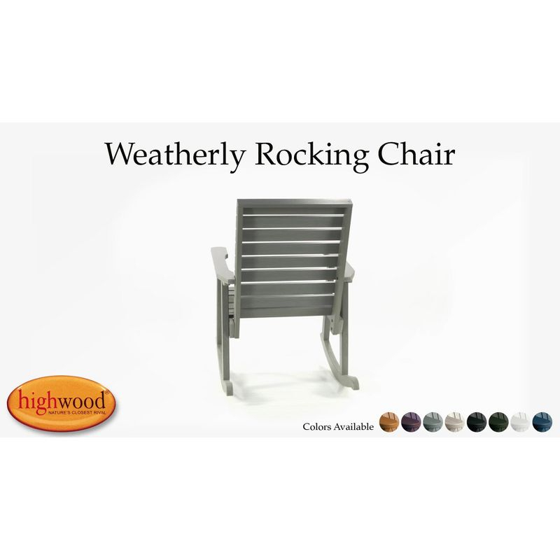 Weatherly Rocking Patio Chair Nantucket Blue - highwood