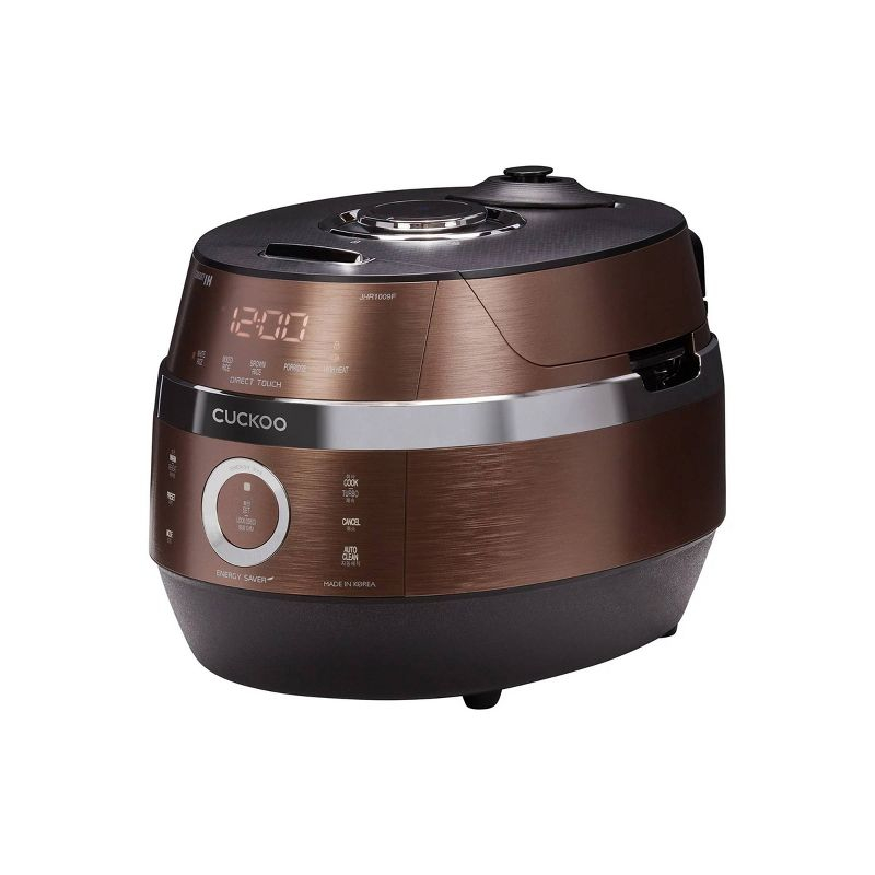 CUCKOO 10-Cup Induction Heating Pressure Rice Cooker and Warmer Bronze: 14 Settings, Automatic Keep Warm, Dishwasher-Safe Parts