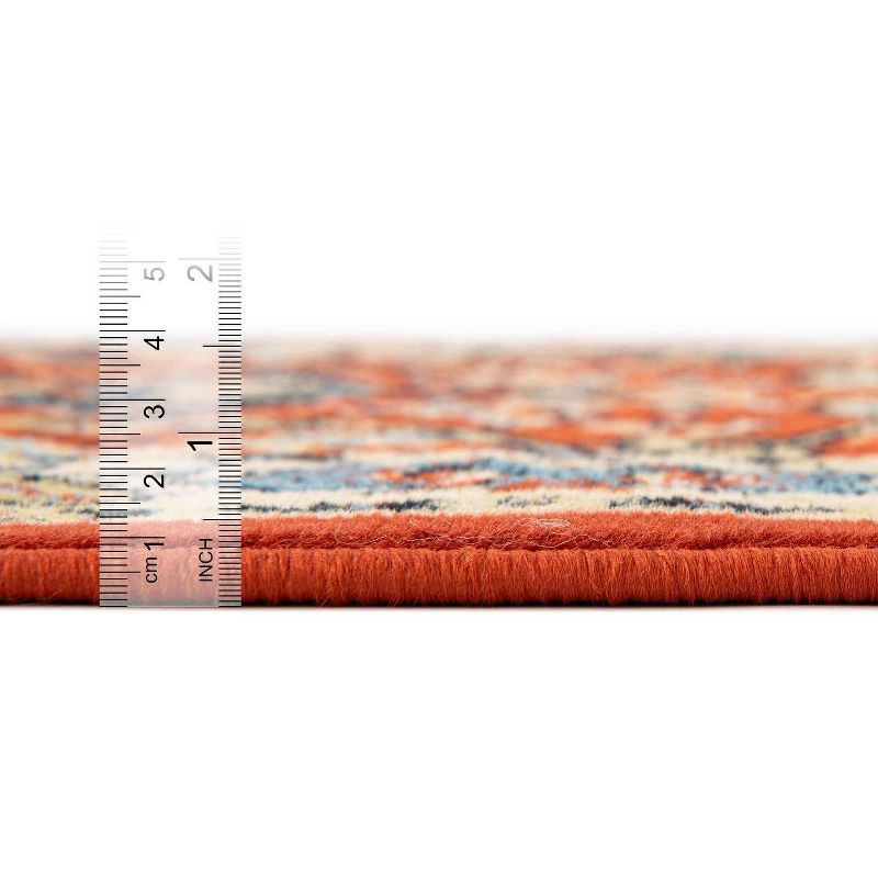 Unique Loom 9' 10 x 13' 1 Sialk Hill Washington Terracotta Area Rug