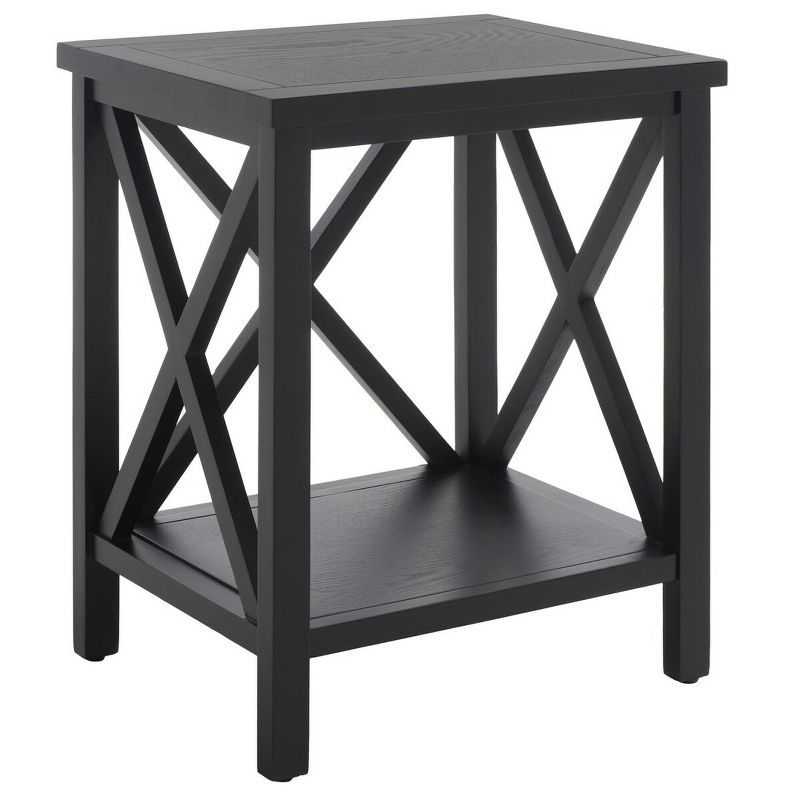 Candace End Table - Black - Safavieh.